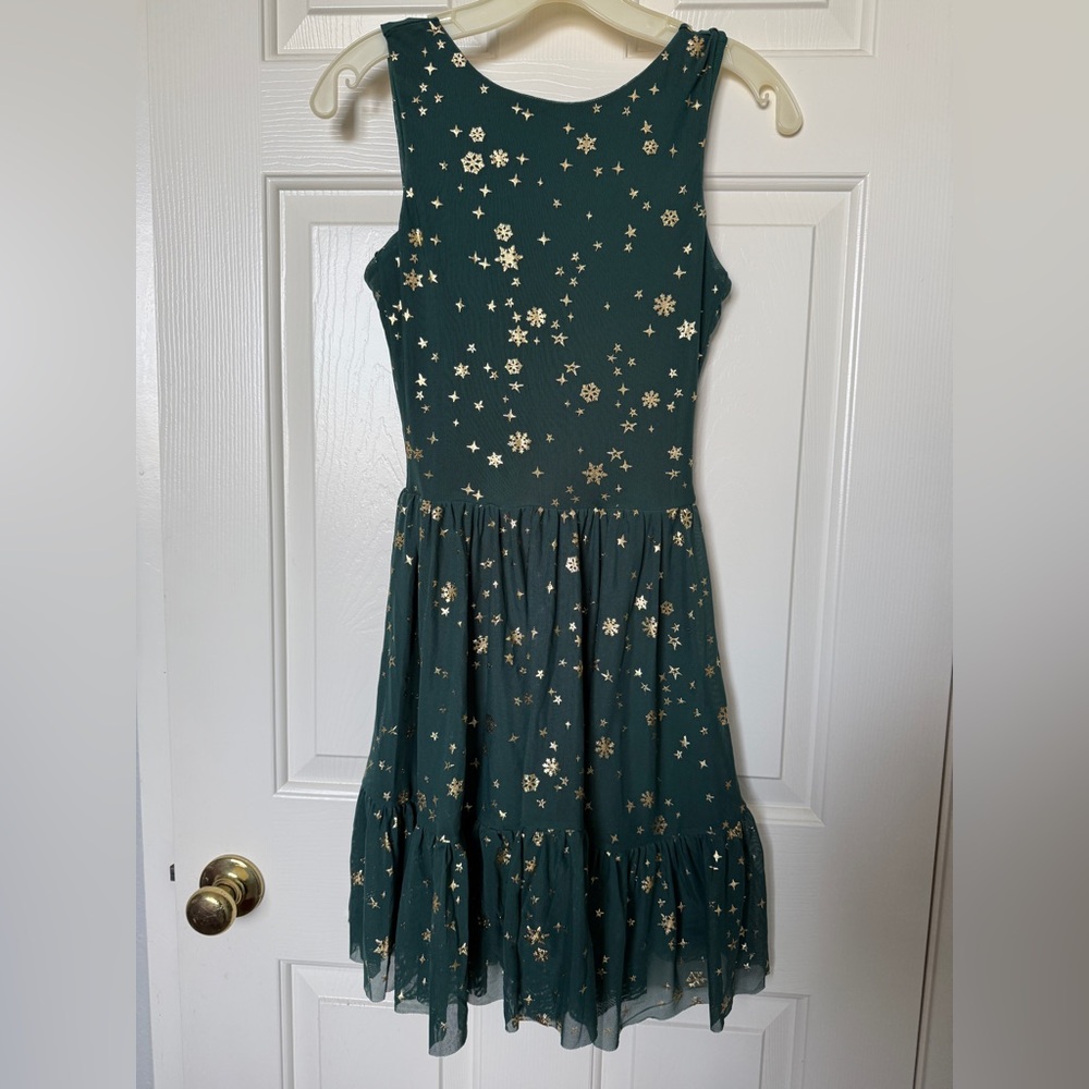 Blackmilk Green Holiday Dress XS